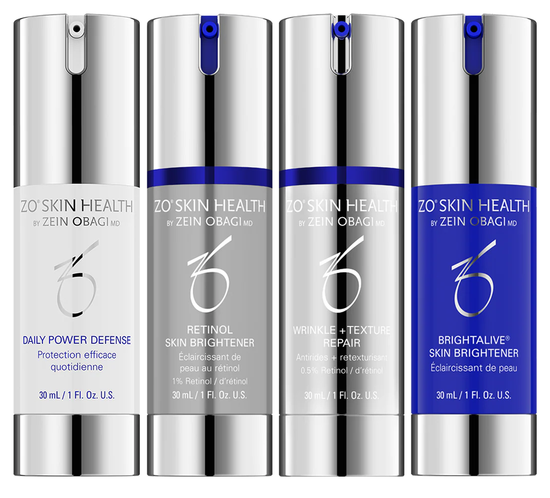 ZO Skin Health - Skin Brightening & Texture Kit - available from Tammie Mylan Skin Clinic